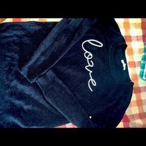 Rebecca Minkoff love sweater. Crew neck